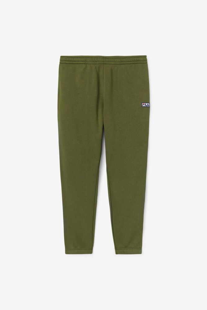 Fila Pants Garin Jogger Mens Olive - India DTS-236597